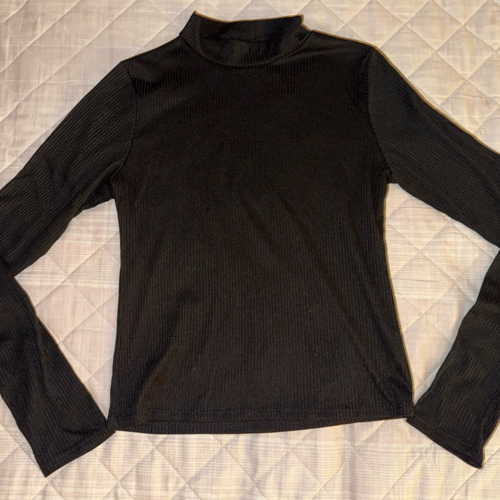 Women's Black Turtleneck